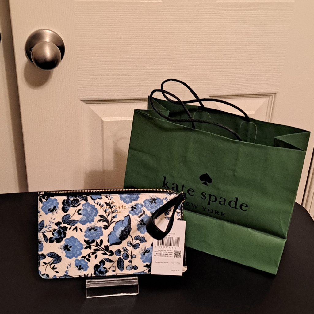 Kate Spade Vase Floral Wristlet Nwt